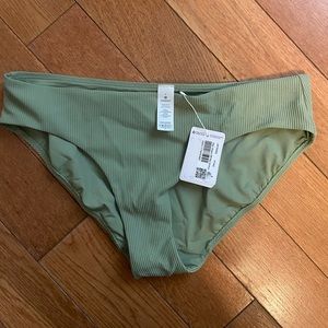 Lululemon swim bottoms in green.  New with tag.  Size 8